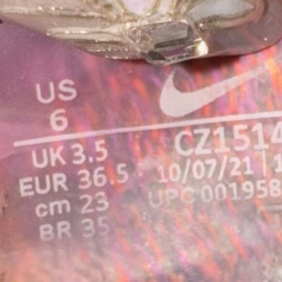 Nike Air Zoom Alphafly Next% Flyknit Running Shoes US 6 CZ1514-501 Violet - Picture 6 of 6